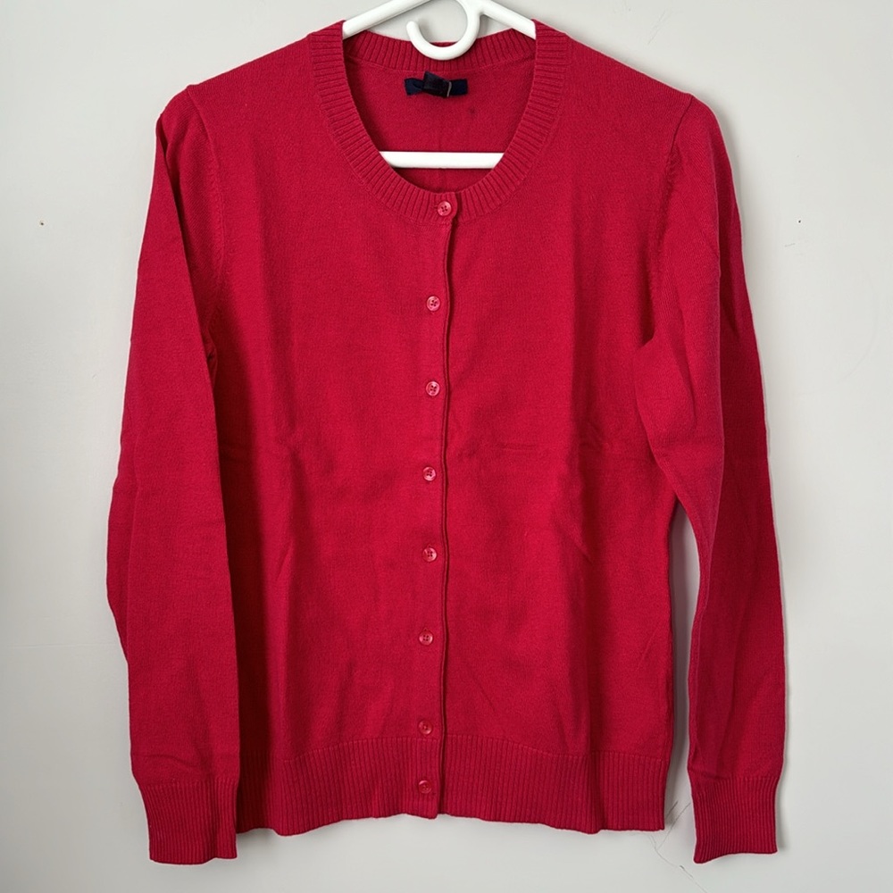 🆕 Gap Factory Button Up Cardigan - Red - Women’s size medium